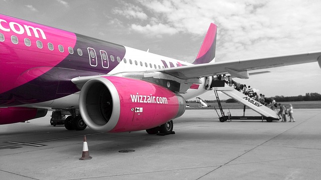 růžové letadlo